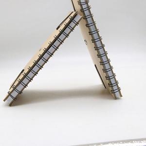 Promotional Creative Bamboo Leather Cover <b>Notebook</b> Customized Gift <b>Set</b> with Pen Business Modern Style 100 Sheets - Product Image 2