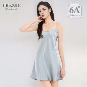 19 Mumi, conjunto de pijamas de seda de morera de peso pesado, nueva bata exterior de lujo, cierre de cordón, camisón de patrón sólido, bata de mañana - Product Image 4