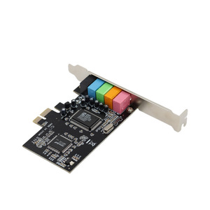 <span class=keywords><strong>Tarjeta</strong></span> <span class=keywords><strong>de</strong></span> sonido <span class=keywords><strong>interna</strong></span> PCI-E <span class=keywords><strong>de</strong></span> 6 canales, chip CMI8738, <span class=keywords><strong>tarjeta</strong></span> <span class=keywords><strong>de</strong></span> <span class=keywords><strong>audio</strong></span> con efecto <span class=keywords><strong>de</strong></span> sonido estéreo - Product Image 4