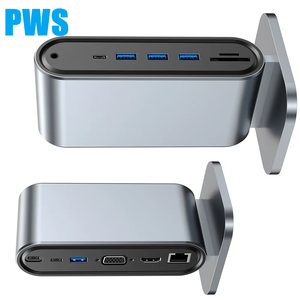 12 trong một mở rộng Dock Loại C dọc đa giao diện áp dụng cho máy tính Mac Docking Station - Product Image 3