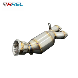 Für BMW <span class=keywords><strong>335i</strong></span> N55 E90 <span class=keywords><strong>E92</strong></span> E82 E91 200 Zellen Hochleistungs-Katalysator-Downpipe aus 304 Edelstahl - Product Image 5