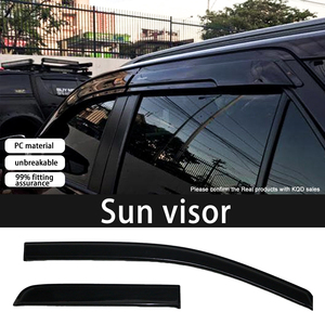 Accesorios exteriores para automóviles, Deflector de viento y <span class=keywords><strong>sol</strong></span> para <span class=keywords><strong>puerta</strong></span> de coche, protectores de lluvia para clima, visera de ventana para Toyota HILUX <span class=keywords><strong>Vigo</strong></span> 2013-2021 - Product Image 6