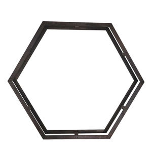 Heptagon double face en <span class=keywords><strong>bois</strong></span> massif de couleur naturelle 7ft Floor Standing Balloon Arch for Wedding Party Gauze Man Bouquet Background - Product Image 3
