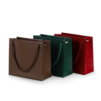 En stock sacs à provisions de bijoux sacs fourre-tout à motif diamant pour l'emballage de bijoux sacs en papier cadeau logo personnalisé