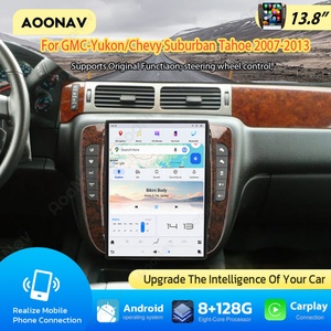 Radio Multimedia para Auto con Pantalla Táctil de 13.8 Pulgadas, Android, Accesorios para GMC-Yukon/Chevy Suburban Tahoe Auto AC 2007-2013 - Product Image 2