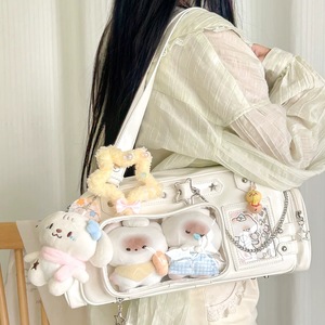 กระเป๋าสะพายไหล่ลายการ์ตูนน่ารักสไตล์โลลิต้าแบบใสสองชั้น รุ่น Custom Star Accent Kawaii School Anime Lolita Ita Bag - Product Image 5