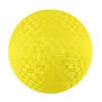 Balle gonflable écologique Anti-éclatement jaune PVC de 8.5 pouces