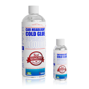 Phares <span class=keywords><strong>de</strong></span> voiture Retrofit Chimique Liquide Diluant Phare Colle Froide 100ML 500ML Cadre <span class=keywords><strong>de</strong></span> Pare-Brise <span class=keywords><strong>Transparent</strong></span> Séparateur Outils - Product Image 1