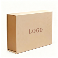 Boîte cadeau en carton rigide magnétique de luxe avec logo personnalisé pour l'emballage de produits cosmétiques