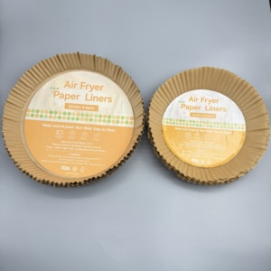 Heat Resistant <b>Silicone</b> <b>Air</b> <b>Fryer</b> Paper <b>Liner</b> Waterproof Grease‑Proof Single & Double Side For <b>Air</b> <b>Fryer</b> Home Kitchen Baking - Product Image 4