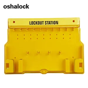 Treo Tường 20 Khóa Trạm Bìa Treo Ban An Toàn Lockout Trạm Với Khóa Cho Công Nghiệp Lockout-Tagout