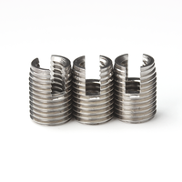 Customized 303 304 Stainless Steel Passivated Metric Inner Thread Slotted Self Tapping Threaded Insert