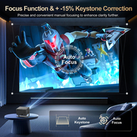 Offre Spéciale H1 projecteur Smart Home cinéma Android WIFI projecteurs de jeux vidéo 4K Full Hd Mini Portable téléphone portable Proyector