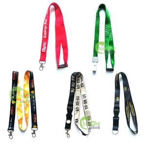 Promotion Custom Printing Neck Strap Lanyard for ID Badge Holder NYLON POLYESTER Material Are Available.