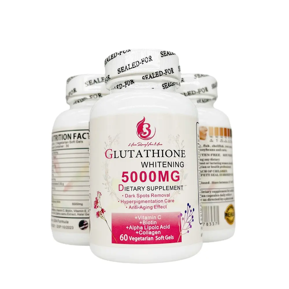 High Quality Low MOQ L-Glutathione Pills Skin Whiten Soft Gel