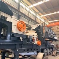 Trituradora Móvil con Ruedas WOCATO, Línea de Producción de Arena de 100-150t/h para Agregados de Construcción