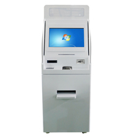 Kiosque d'hôpital avec imprimante 80 mm, kiosque interactif intelligent, impression de rapport de test, distributeur automatique de paiement avec éclairage LED