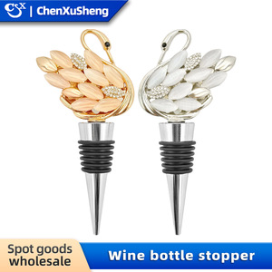 Christmas Wine Stoppers Metal Bottle Stopper Decorative For Red Wine Bottles Holiday Party Gift Set With Santa Snowman Design - Product Image 4