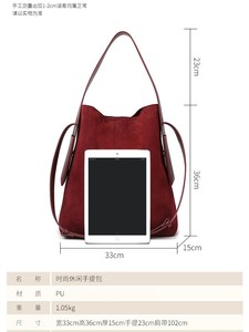 Bolsos cruzados informales para mujer, bolso de diseñador de lujo para mujer, bolso de cuero PU, bolso de hombro de viaje de gran capacidad para mujer - Product Image 5