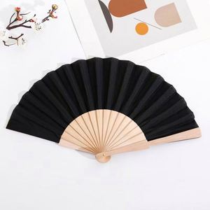 Classic Angelic Folk Art Wooden Hand Fan <b>Paper</b> Model <b>Pattern</b> Painting for Halloween Promotional Gift Love Sports Style - Product Image 3