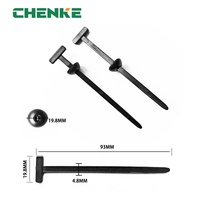 Attaches de câble en nylon autobloquantes 5*95MM, attaches intérieures pour pare-chocs, garde-boue et coffre de voiture, réparations automobiles