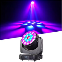 Lumière de scène mobile Bee Eye 19x40W, RGBW 4 en 1, contrôlée par DMX512, zoom, effet de faisceau de nettoyage, lumière LED mobile
