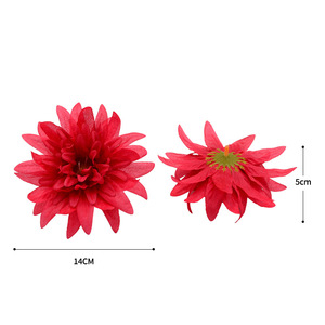 Fleur artificielle chrysanthème à flamme simulée Dongchen Crafts, décoration de mariage, décoration intérieure, fleur de base 5g - Product Image 5