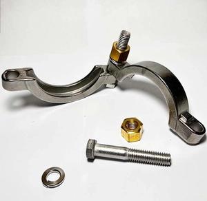 KHC High Pressure Stainless Steel 304 Galvanized Inch Pipe <b>Clamp</b> for Waterproof Applications - Product Image 3