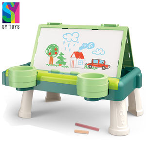 Sy Groothandel Leren Speelgoed <span class=keywords><strong>2</strong></span> In 1 Tekentafel Droog Uitwissen White Board Schoolbord Doodle Tekentafel Voor Kinderen - Product Image 2