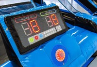 Cible de tir interactive gonflable personnalisée en usine pour salle de tir IPS, en PVC, avec souffleur et kits de réparation, pour la location
