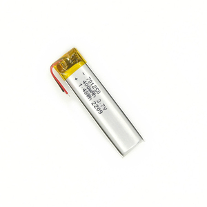 Batterie Lipo 701250 Li-polymère 3.7V 400mAh 1.48Wh Batterie lithium-ion polymère rechargeable - Product Image 3