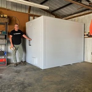 Nhà Cung Cấp Hầm Chứa Ngân Hàng Nặng Chất Lượng Cao Phòng An Toàn Bằng Thép Chắc Chắn Phòng An Toàn Tuyệt Vời Nơi Trú Ẩn Lốc Xoáy Được Lắp Đặt Trong Nhà Để Xe - Product Image 2