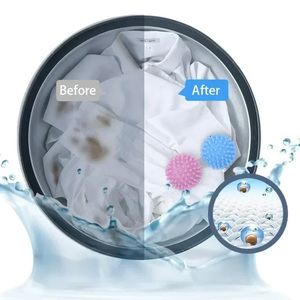 Balles de lavage réutilisables en gros anti-emmêlement pour sèche-linge et machine à laver, outils de nettoyage ménager pour un linge sans nœuds - Product Image 6