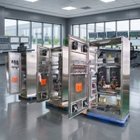Armoire électrique industrielle en acier inoxydable SS316L IP44, armoire de commande basse tension 400V 200A pour systèmes d'automatisation industrielle