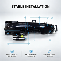 Poignée de porte avant/arrière gauche/droite pour BYD ATTO 3, norme OE / haute performance, OEM SA3F-6105100D, prête à être expédiée