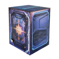 Hamaileon Institute Astronomy DIY Wooden Book Nook with Warm Light Dollhouse Miniatures Kits With Telescope Handmade for Adult