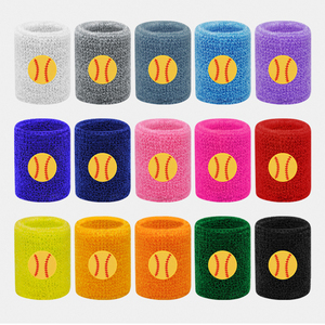 Khăn quấn tay thêu tùy chỉnh, băng đô thấm mồ hôi có logo, chất liệu cotton Terry, dành cho nam nữ - Product Image 2