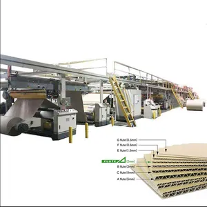 5 Ply cardboard packing machine production line manufacturing plant