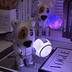 Enceinte Bluetooth Space Dog avec lumière sept couleurs, ornements ciel étoilé fantastique, audio portable, cadeau, subwoofer portable - Product Image 4