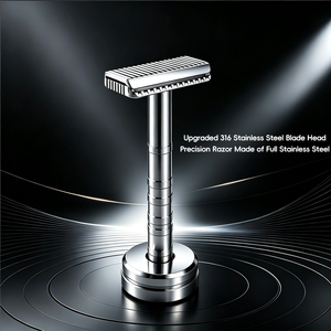 Afeitadora SPOLO 316L de Acero Inoxidable con Soporte para Piel Sensible, <span class=keywords><strong>OneBlade</strong></span> Profesional para Afeitar la Cara y el Cuerpo para Hombres - Product Image 6