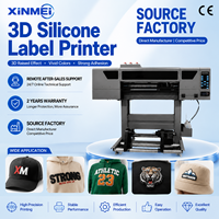 Impresora de Transferencia de Calor de Silicona 3D XINMEI A1 de 24 Pulgadas, Máquina de Impresión de Etiquetas de TPU para Logotipos de Ropa, Camisetas, Gorras y Parches