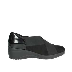 Sandales compensées Novaflex pour femmes, modèle Schilpario, noires - Product Image 4