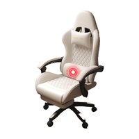 Chaise PC design moderne de luxe RVB Fauteuil Gamer Boss avec fonction de massage Homme Jeu sur ordinateur Mobilier de bureau et bureaux