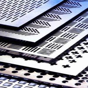 Vòng Hình Chữ Nhật Lỗ 0.5Mm Sóng Micro Nhôm Thép Không Gỉ Kim Loại Đục Lỗ Tấm - Product Image 3