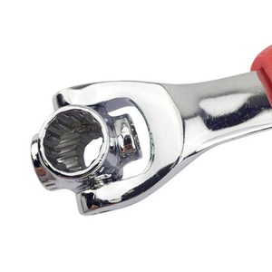 Jeu de clés à douille universelles 52 en 1 avec clé à double extrémité Construction en acier au carbone douilles multi-tailles entretien de réparation de voiture - Product Image 6