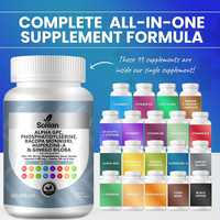 Solilan OEM Private Label Focus Alpha GPC Bacopa Monnieri Extract Herbal Neotropics Brain Supplement Capsules 60-count 2