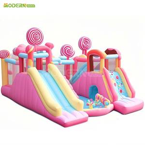 Château gonflable à l'apparence saisissante avec des thèmes entièrement personnalisés pour les parcs de divertissement, les espaces événementiels à vendre - Product Image 4