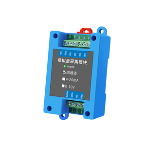 TD-300X โมดูลรับสัญญาณอนาล็อก 4 ช่องสัญญาณ 4-20mA/0-10V อินพุต RS485 MODBUS RTU การติดตั้งราง DIN - Product Image 1