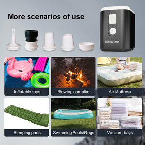 יד נייד מתנפחים 1600mah סוללת ליתיום נטענת משאבת אוויר עבור שקית אחסון בריכת טבעת מזרן אוויר - Product Image 4