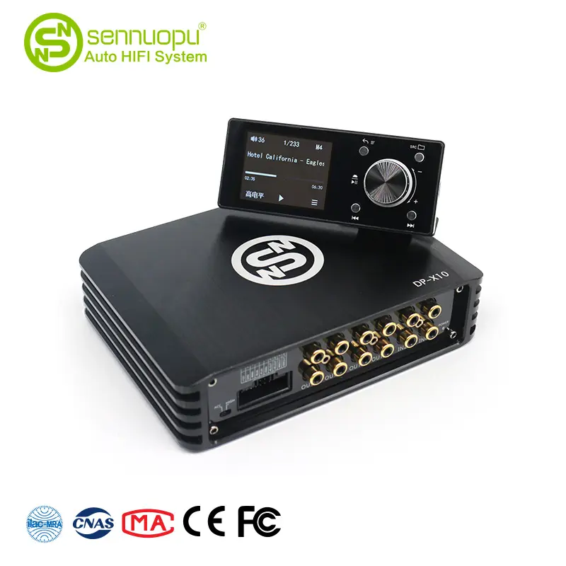 Sennuopu dsp car audio amplifier Car Audio power amp car Processor Power Amplifier